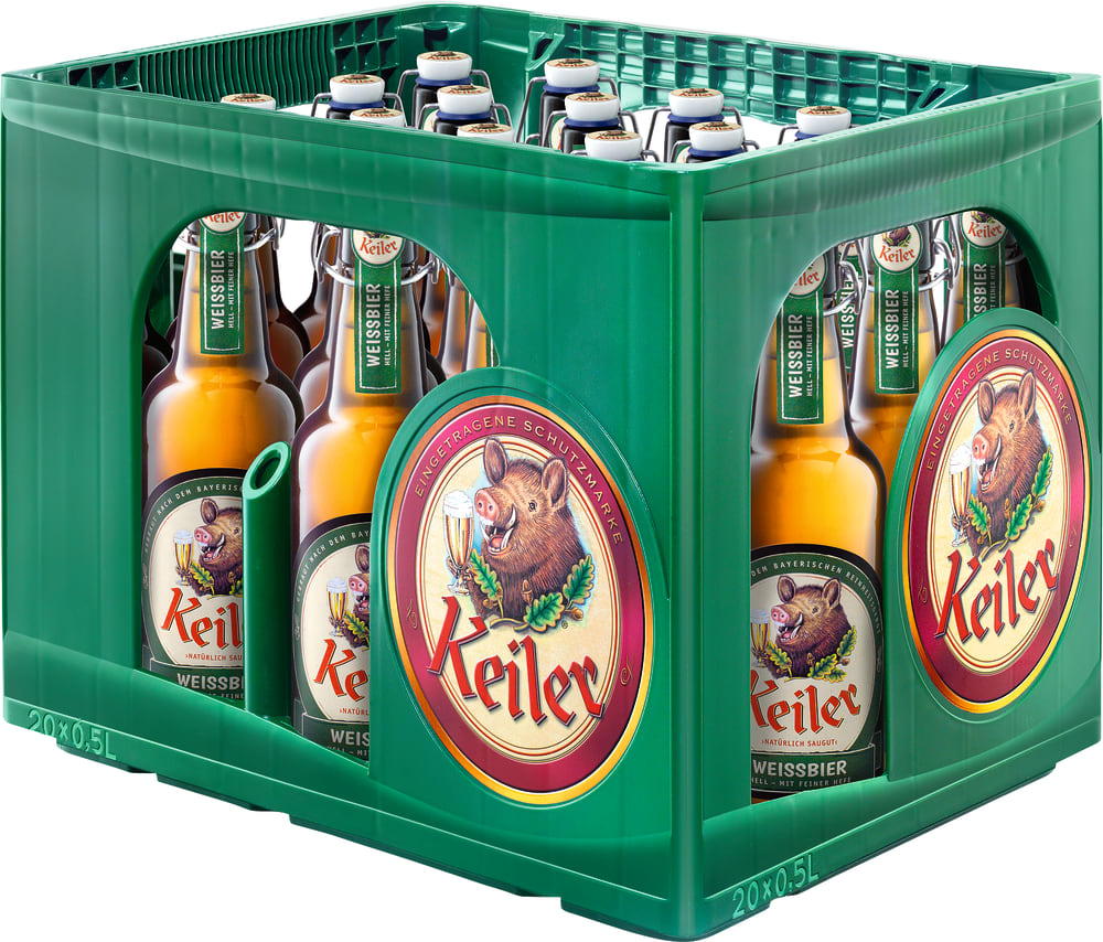 Keiler Hefeweizen Hell / Kellerbier / Helles – Kiste