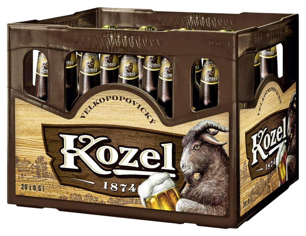 Kozel Dark – Kiste