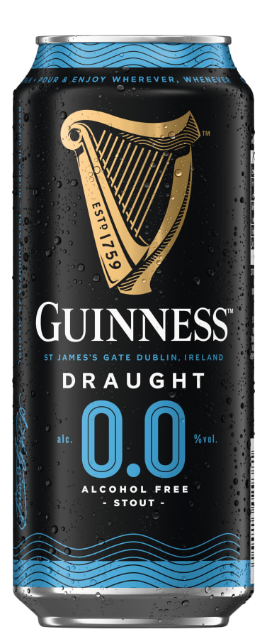 Guinness Draught 0,0 Akoholfrei – Gebinde