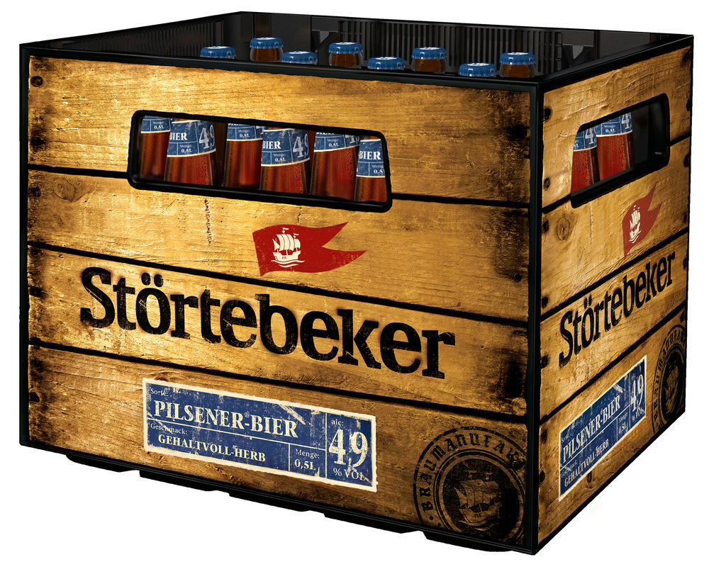 Störtebeker Pilsener-Bier – Kiste