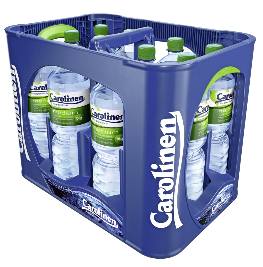 Carolinen Mineralwasser – Kiste