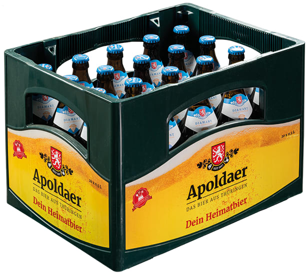 Apoldaer Diamant Schankbier – Kiste
