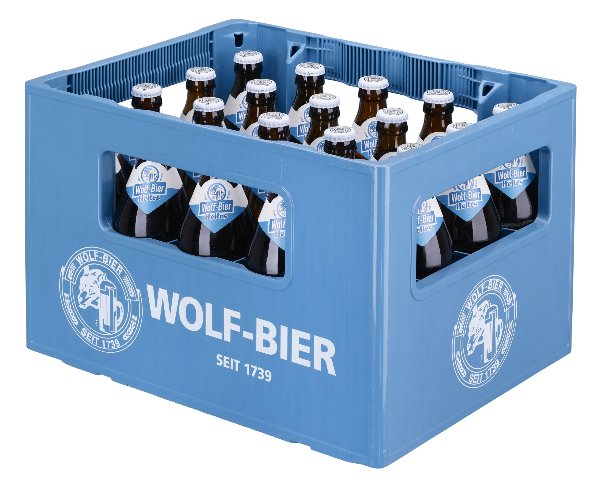 Wolf-Bier Helles – Kiste